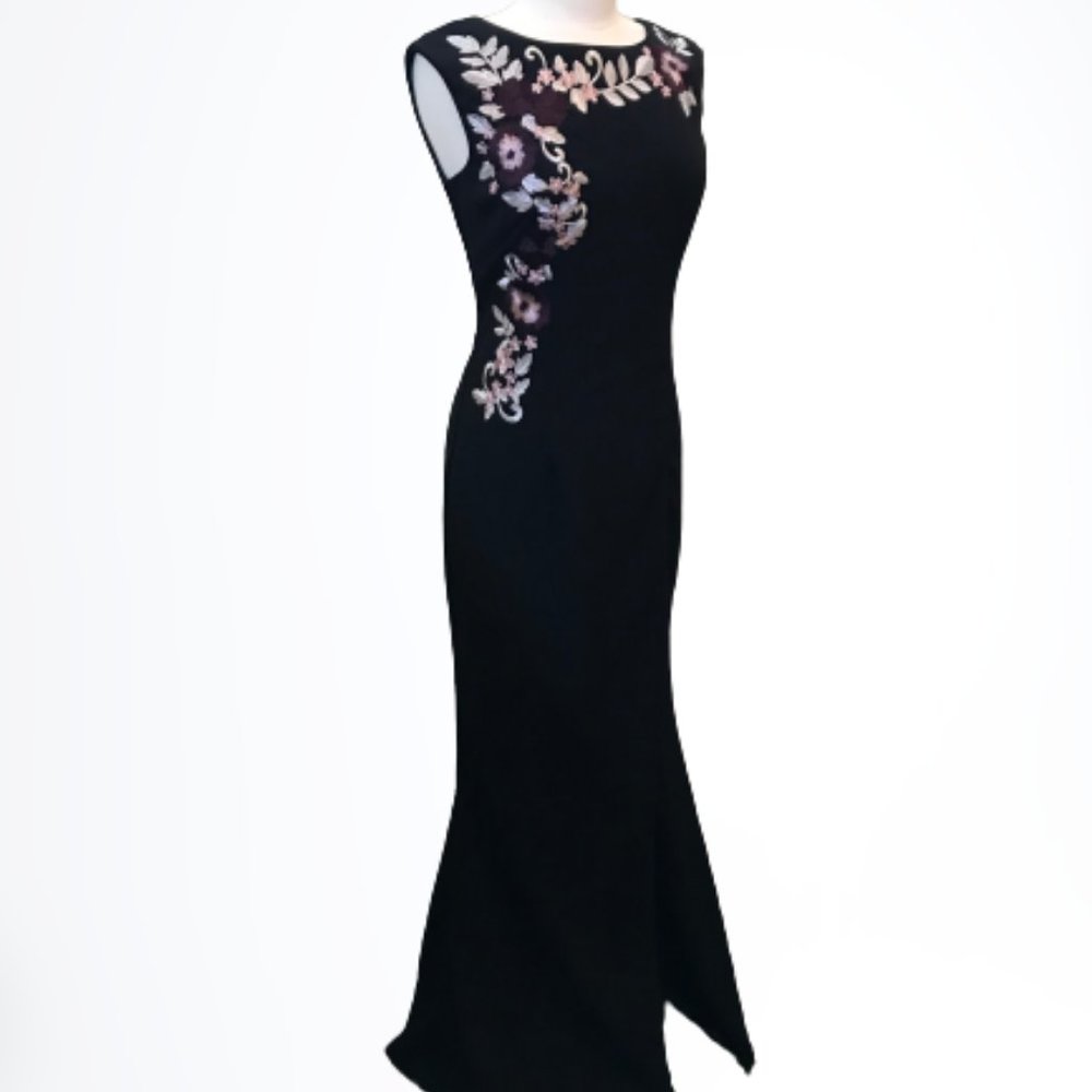 Black Long trumpet Dress  NWOT